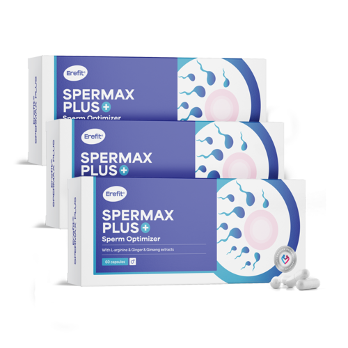 3x SpermaX Plus – podpora spermi, skupaj 180 kapsul